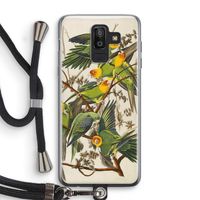 Carolinaparkiet: Samsung Galaxy J8 (2018) Transparant Hoesje met koord