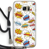 Pow Smack: Samsung Galaxy S7 Edge Transparant Hoesje met koord