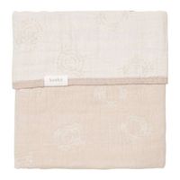 Koeka reversible baby ledikantdeken Go with the flow 100x150 cm soft clay - thumbnail