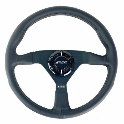 Race stuurwiel OCC Motorsport OCCVOL014 Zwart Leer 350 mm