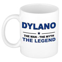 Dylano The man, The myth the legend cadeau koffie mok / thee beker 300 ml