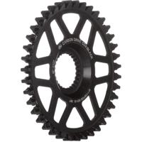 Gates tandwiel CDX 39T Fin Line pinion chromoly zwart