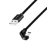 LogiLink USB-kabel USB 2.0 USB-C stekker, USB-A stekker 3.00 m Zwart CU0195 - thumbnail