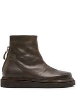 Moma bottines en cuir - Marron