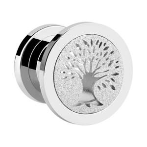 Tunnel met tree design Chirurgisch staal 316L Tunnels & Plugs