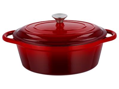 SILVERCREST Gietijzeren pan 29 cm 4,8 L (Rood)