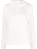 A.P.C. hoodie Christaina à logo imprimé - Blanc