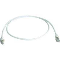 Telegärtner L00000A0236 RJ45 Netwerkkabel, patchkabel CAT 6A S/FTP 0.25 m Wit Vlambestendig, Halogeenvrij, UL gecertificeerd 1 stuk(s) - thumbnail