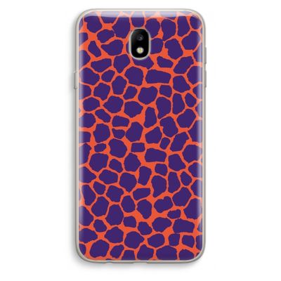 Purple Giraffe: Samsung Galaxy J7 (2017) Transparant Hoesje