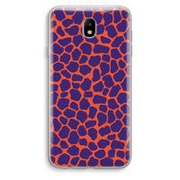 Purple Giraffe: Samsung Galaxy J7 (2017) Transparant Hoesje