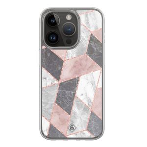 iPhone 13 Pro hybride hoesje - Stone grid