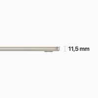 Apple MacBook Air Laptop 38,9 cm (15.3") Apple M M2 8 GB 256 GB SSD Wi-Fi 6 (802.11ax) macOS Ventura Beige - thumbnail