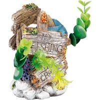 Aquarium decoratie No Fishing Plantjes - 9 x 8 x 14 cm 9 x 8 x 14 cm Flamingo Groen - thumbnail