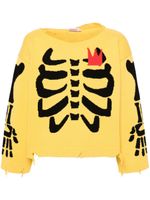 Charles Jeffrey Loverboy pull en maille intarsia - Jaune - thumbnail