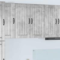 Keukenkast Beton Grijs 80 x 31 x 80 cm Bewerkt hout