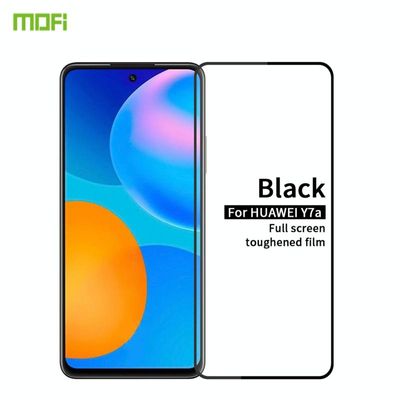 Voor Huawei Y7a 2020 MOFI 9H 2.5D Full Screen Tempered Glass Film(Zwart)