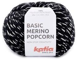 Katia Basic Merino Popcorn 102 Zwart-Wit