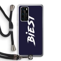 Biest: Huawei P40 Transparant Hoesje met koord