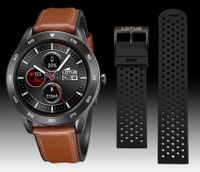 Horlogeband Lotus 50012-1 / BC10957 Leder Bruin 22mm