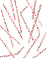HEMA Papieren rietjes hartjes - 20 stuks
