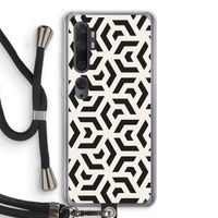 Crazy pattern: Xiaomi Mi Note 10 Pro Transparant Hoesje met koord