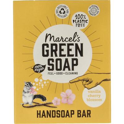 Marcel's GR Soap Handzeep bar vanille & kersenbloesem Marcel's GR Soap Handzeep bar vanille & kersenbloesem
