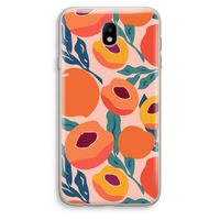 Perzik: Samsung Galaxy J7 (2017) Transparant Hoesje