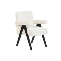 Armstoel Home ESPRIT Wit Hout 54 x 64 x 86 cm