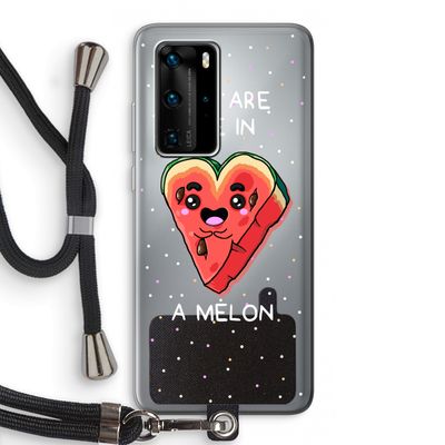 One In A Melon: Huawei P40 Pro Transparant Hoesje met koord