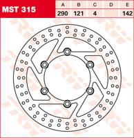 TRW Remschijf, remschijven voor de moto, MST315