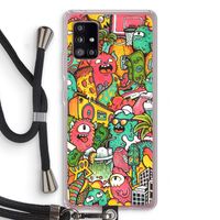 Vexx City: Samsung Galaxy A51 5G Transparant Hoesje met koord