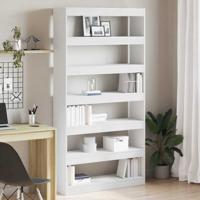 Boekenkast Wit Bewerkt hout