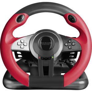 SpeedLink TRAILBLAZER Racing Wheel Stuurwiel USB PlayStation 3, PlayStation 4, PlayStation 4 Slim, PlayStation 4 Pro, PC, Xbox One, Xbox One S Rood/zwart Incl.