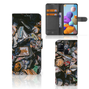 Samsung Galaxy A21s Telefoonhoesje met foto Badges