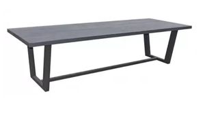 Lauren tafel 300x110x76 cm teak charcoal finish - Max&Luuk