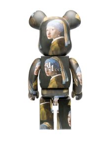 MEDICOM TOY x Johannes Vermeer figurine Girl BE@RBRICK 1000% - Noir