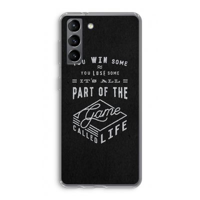 Life: Samsung Galaxy S21 Transparant Hoesje