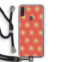 Zon: Samsung Galaxy A11 Transparant Hoesje met koord