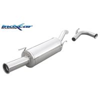 InoxCar uitlaat passend voor Renault Clio I 1.8 16v 135pk -1998 1x76mm RetrÃ² Style IXRECL04RT