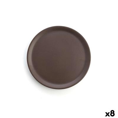 Eetbord Anaflor Barro Anaflor Bruin Aardewerk Ø 31 cm Vlees (8 Stuks)