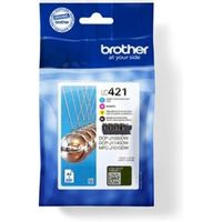Brother LC421VALDR inktcartridge 4 stuk(s) Origineel Zwart, Cyaan, Magenta, Geel