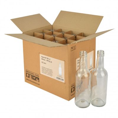 Fles aperitief 50 cl wit PP31,5, doos 12 st.