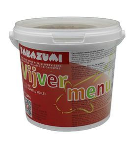 Takazumi Premium Vijvervoer 6mm 2,5kg - Gezond Visvoer verrijkt met Vitaminen voor Koi & Goudvissen