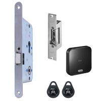 JNF Comfort loopslot din links inclusief elektrische sluitplaat en wandlezer inbouw