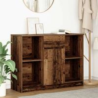 Dressoir met lade 101x35x76 cm spaanplaat oud hout