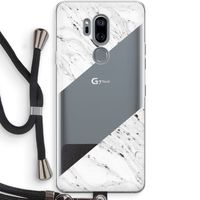 Biggest stripe: LG G7 Thinq Transparant Hoesje met koord
