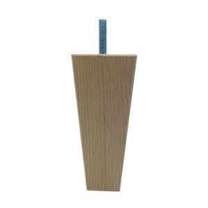 Houten trapezium meubelpoot 13 cm (M8)