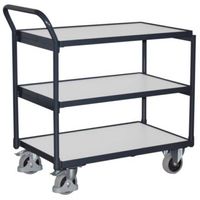VARIOfit SW-600.657 Tafelwagen ESD Staal Poedercoating Laadvermogen (max.): 250 kg Grafietgrijs (RAL 7024) - thumbnail