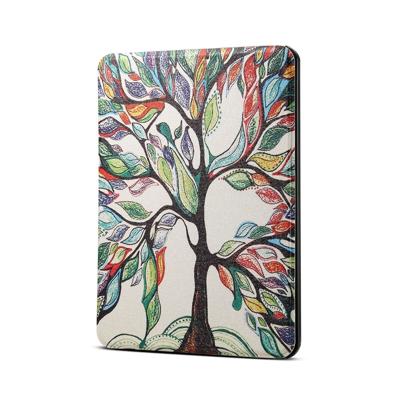 Miracle Tree Pattern Horizontal Flip PU Leather Protective Case for Amazon Kindle 2019 with Sleep & Wake-up Funtion