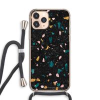 Terrazzo N°10: iPhone 11 Pro Transparant Hoesje met koord